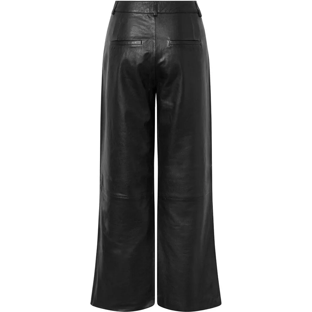 Soft Anika leather pants / 50960 - Black (Nero)