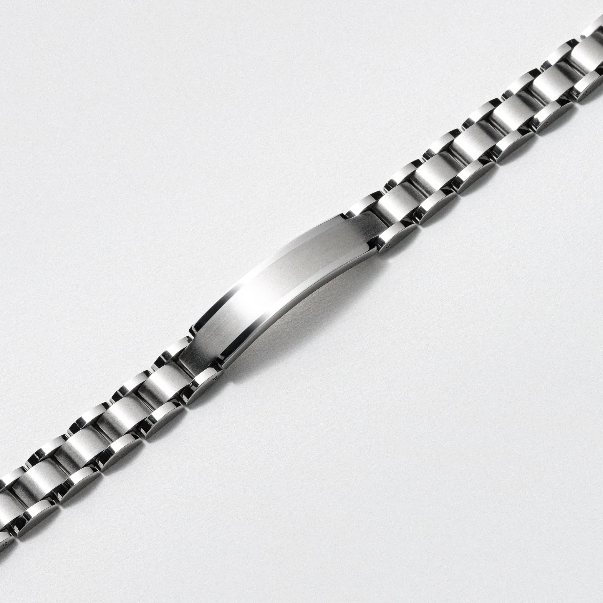 Stainless Steel ID Bracelet - Polished 11.7mm