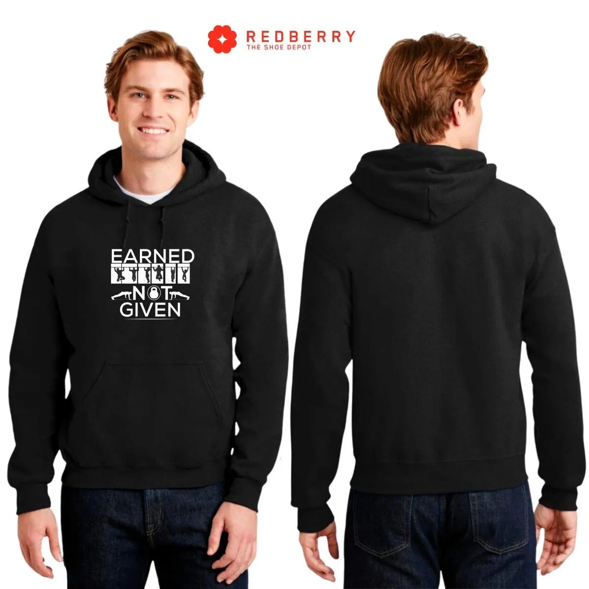 Sudadera Hombre  Hoodie Gym Ejercicio Fitness 004