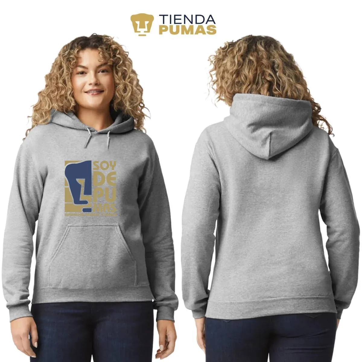 Sudadera Mujer Hoodie  Pumas UNAM Soy de Pumas