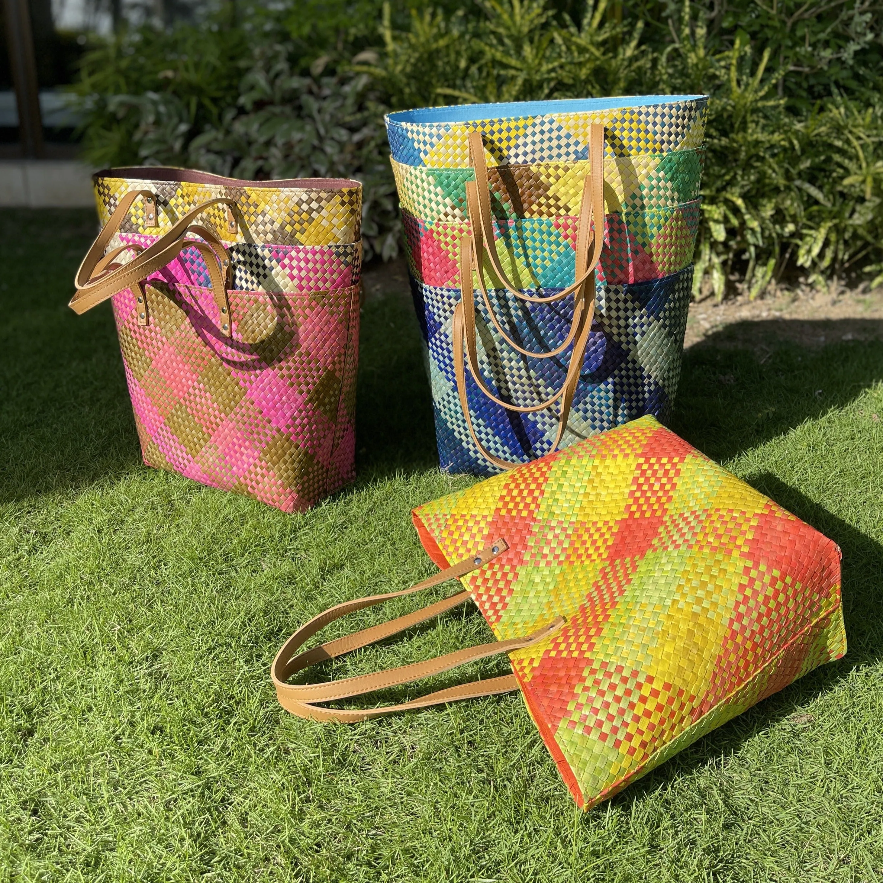 Sunrise, Sunset Pandan Tote