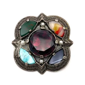 【USA輸入】ヴィンテージ MIRACLE ケルティックスタイル ブローチ/Vintage MIRACLE Celtic Brooch