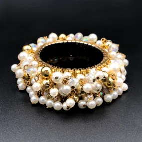 【USA輸入】ヴィンテージ パール ビーズ ブレスレット/Vintage Pearl Beads Bracelet