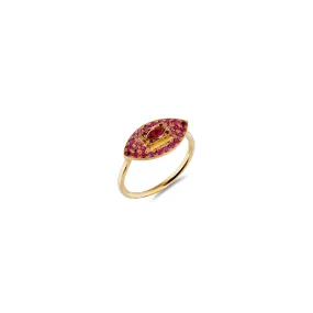 VERONICA RUBY BLADE RING