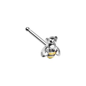 WILDKLASS Buzz Off Bumble Bee Nose Stud Ring