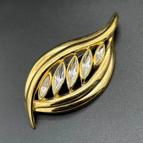 【カナダ輸入】 ヴィンテージ NAPIER クリア ビジュー ブローチ/Vintage NAPIER Clear Bijou Brooch