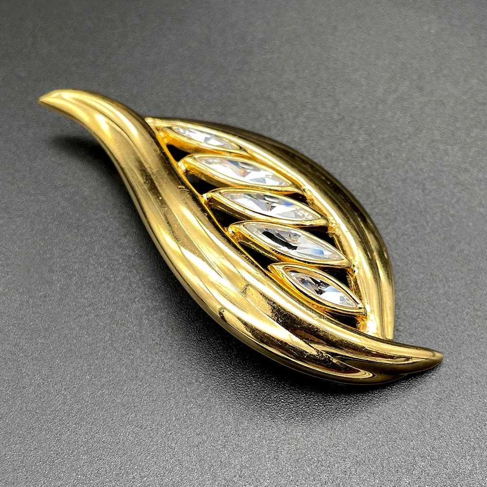 【カナダ輸入】 ヴィンテージ NAPIER クリア ビジュー ブローチ/Vintage NAPIER Clear Bijou Brooch